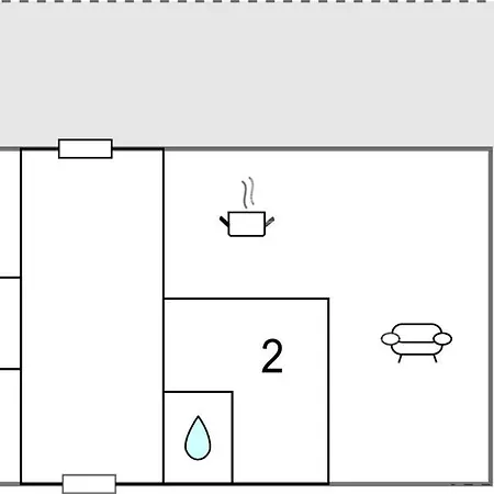 Dom wakacyjny 2 Bedroom Awesome In *